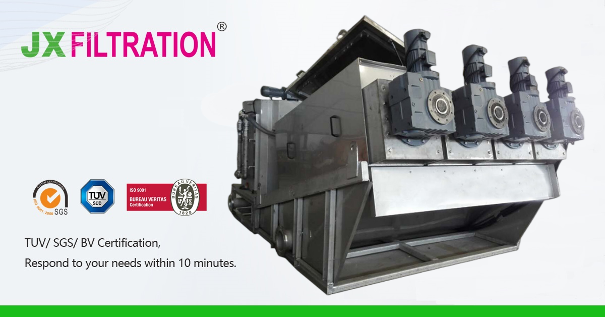 JXDL 354 Wastewater Dewatering Machine  / Solid-liquid separation equipment