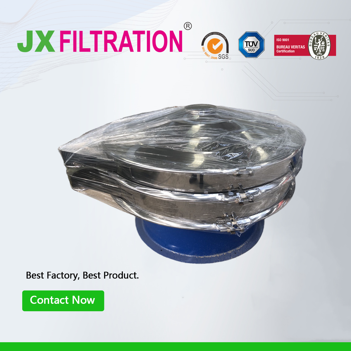 Stainless Steel Rotary Vibrating Sieve Sifter Machine