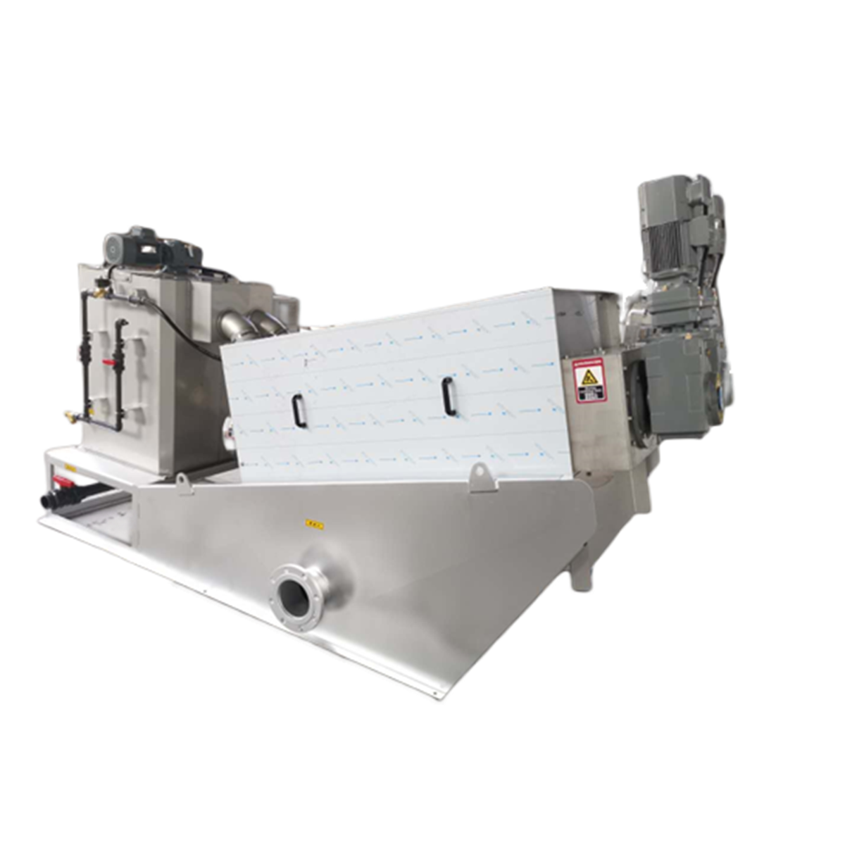 Wastewater Sludge Dewatering Screw Press