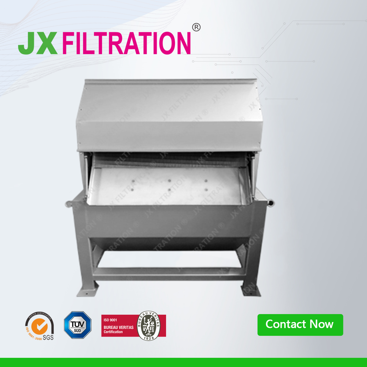 JXLW-800 Externally Fed Rotary Drum Screen