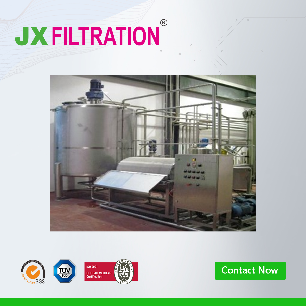 Pre-coating Vacuum Drum Filter
