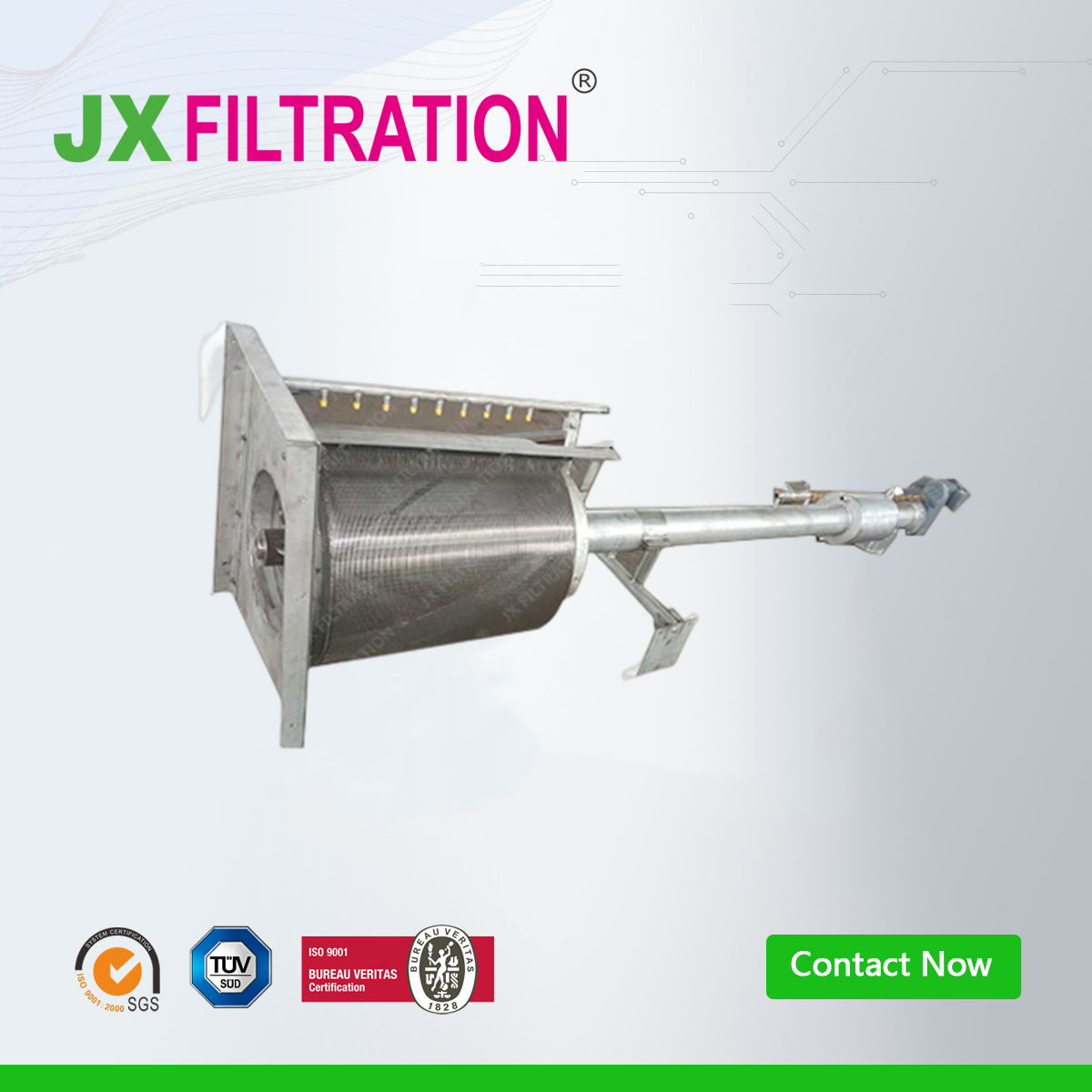 JXCR-800 Channel Drum Screens