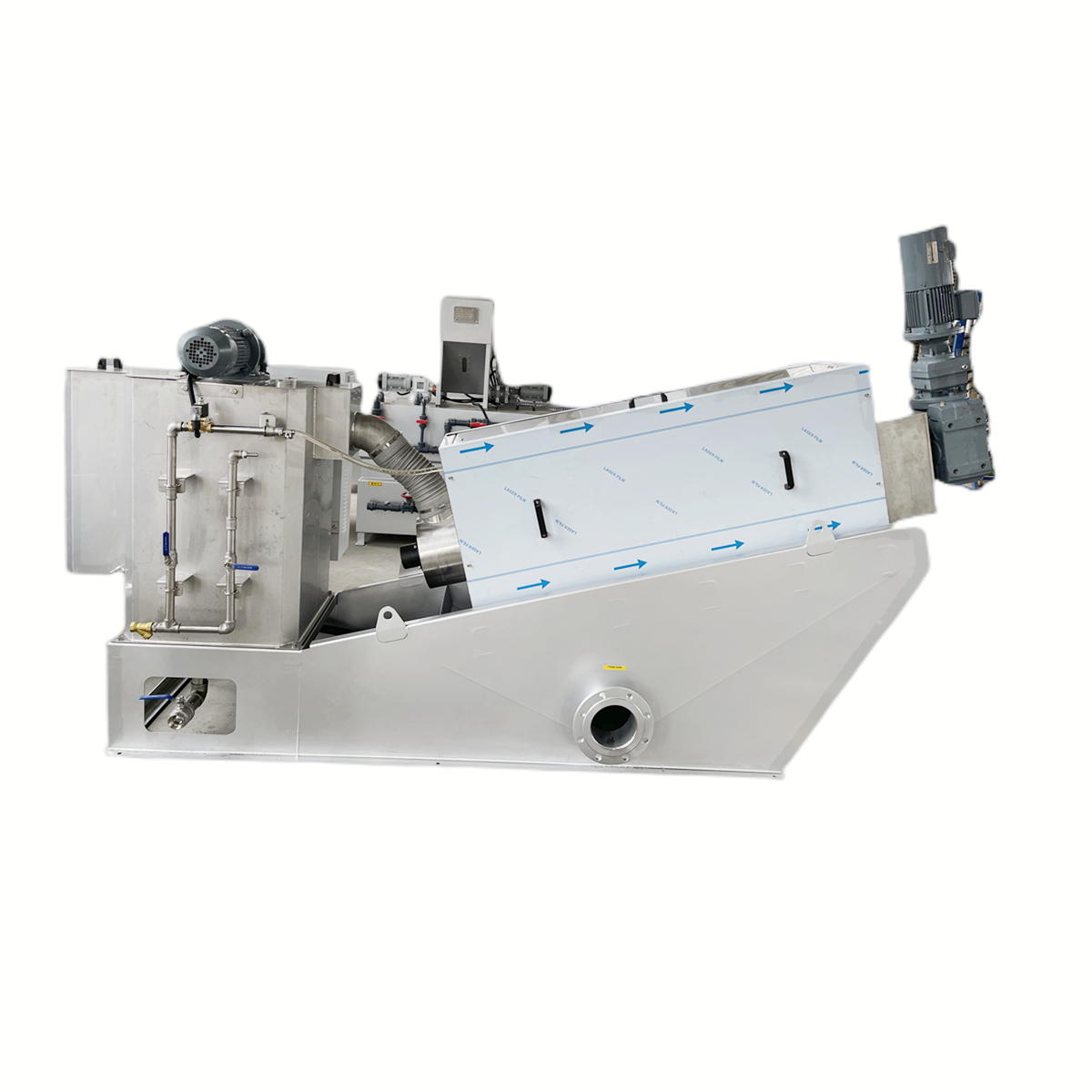 Wastewater Sludge Dewatering Screw Press