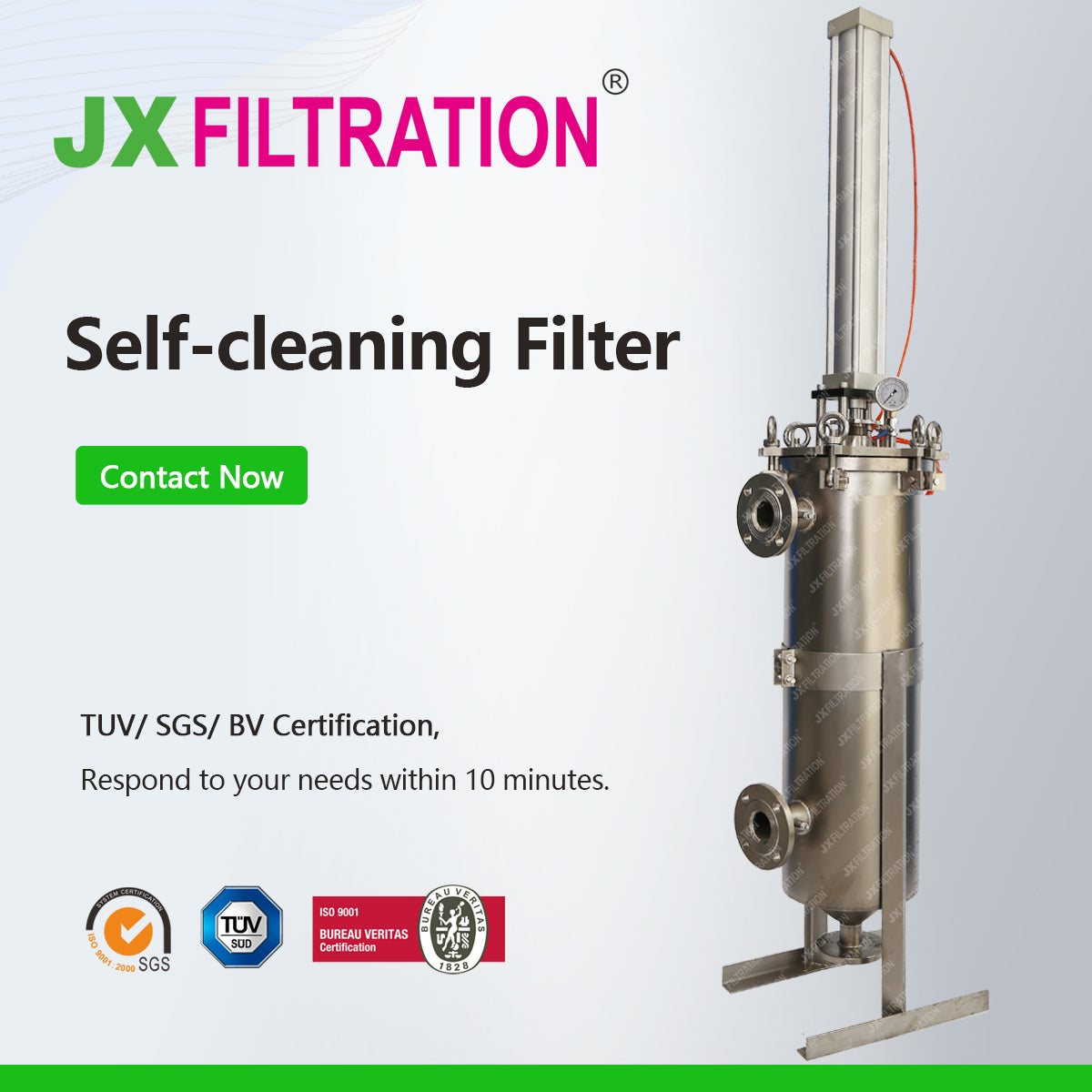 Model 1020 Automatic Self-cleaning filter