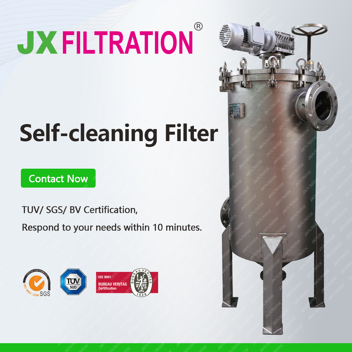 Model 1020 Automatic Self-cleaning filter