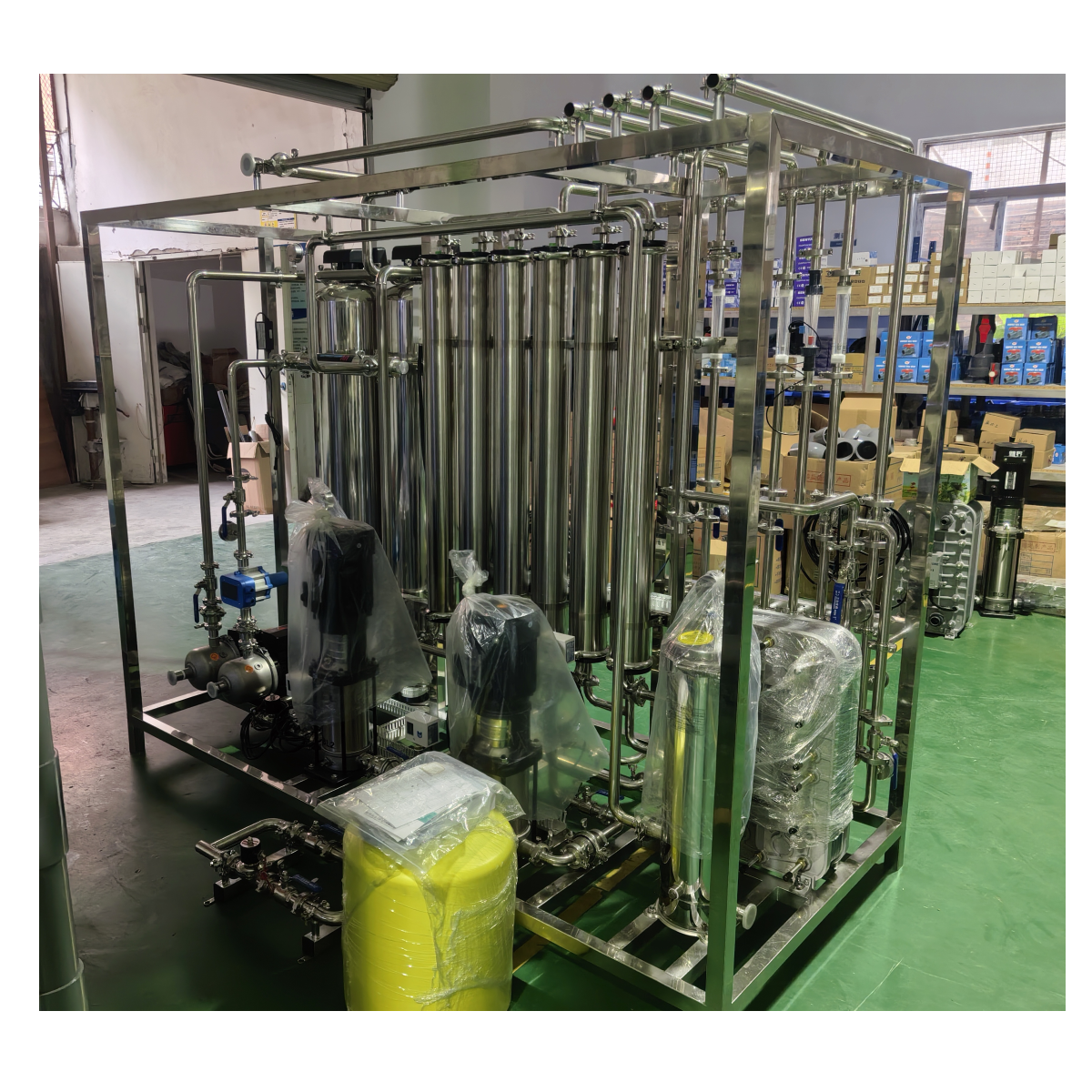 Two-stage Reverse Osmosis and EDl System