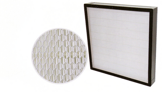 High Efficiency Pleated Filter Without Diaphragm